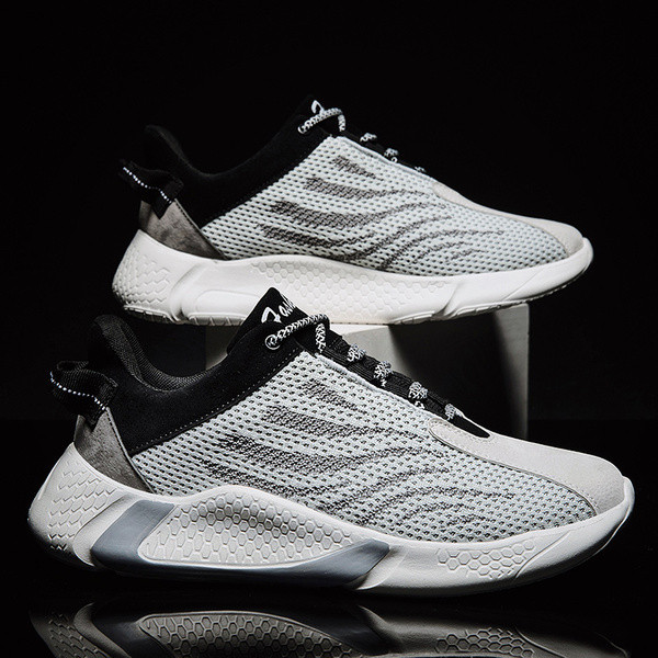 Férfi alkalmi tornacipő fűzővel és lapos talppal