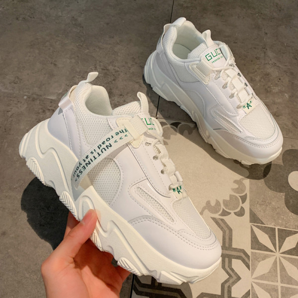 Sporta un ikdienas sieviešu kedas ar 5 cm platformu