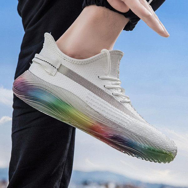 Model nou de adidasi casual barbatesti cu talpa colorata