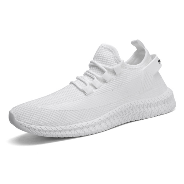 Alkalmi férfi tornacipő textilből, lapos talppal és fűzővel