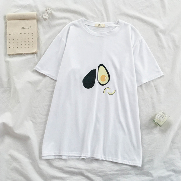 Moteriški laisvalaikio marškinėliai trumpomis rankovėmis ir aplikacijomis