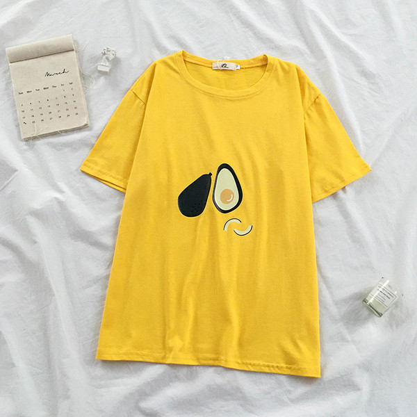 Moteriški laisvalaikio marškinėliai trumpomis rankovėmis ir aplikacijomis