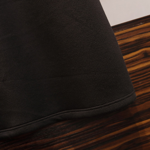 Stilinga moteriška suknelė tiesus modelis ilgomis rankovėmis ir dydžiai iki 4XL