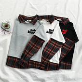 Šiuolaikinė moteriška palaidinė su apykakle ir siuvinėjimu