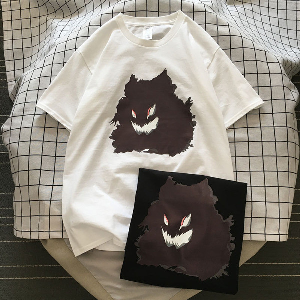 Vyriški medvilniniai marškinėliai trumpomis rankovėmis ir raštu