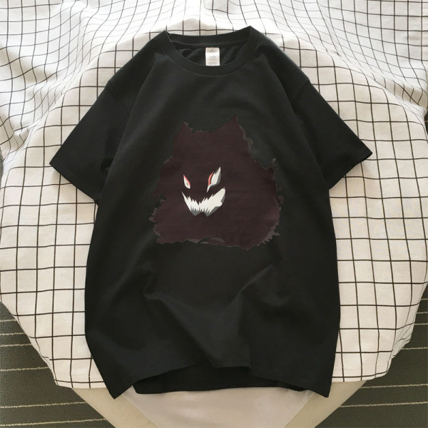 Vyriški medvilniniai marškinėliai trumpomis rankovėmis ir raštu