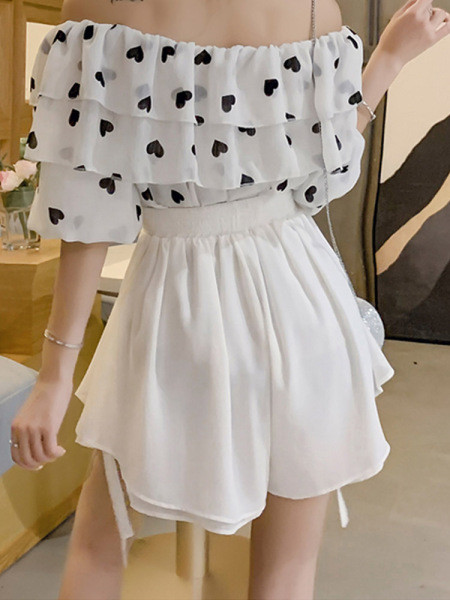 Női rövid szoknya szabású modell elasztikus derékkal