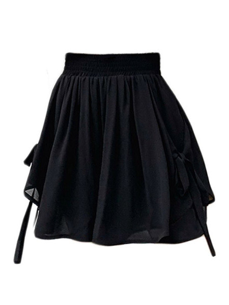 Női rövid szoknya szabású modell elasztikus derékkal