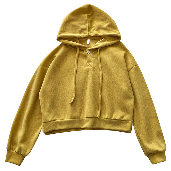 Nappali női pulóver sima modell kapucnival