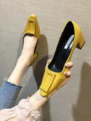 Modern női cipő 5 cm vastag sarokkal