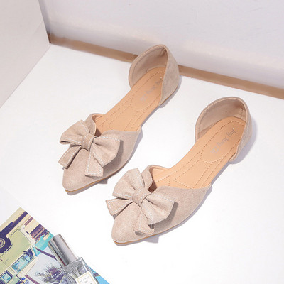 Pantofi casual de dama din piele intoarsa ecologica si talpa plata