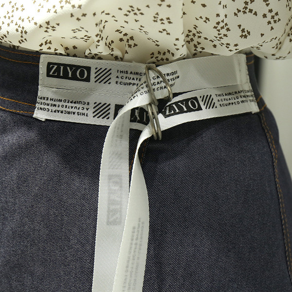 Модерна дамска къса пола с прехвърляне и висока талия