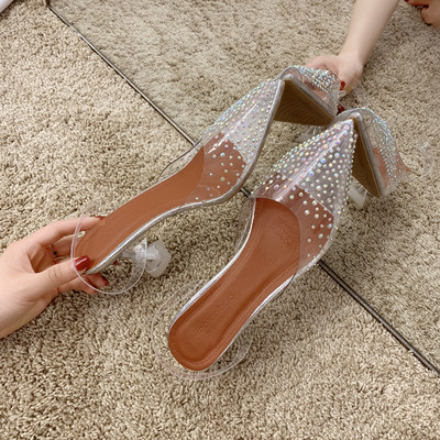 Modernūs moteriški batai su silikonu ir akmenukais