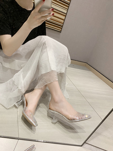 Modernūs moteriški batai su silikonu ir akmenukais