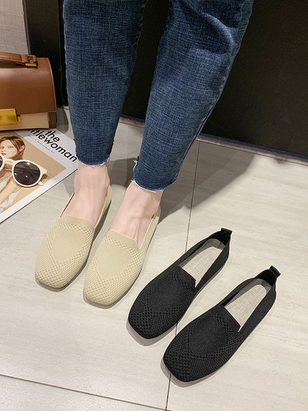 Sieviešu tekstila espadrilas ar plakanām zolēm