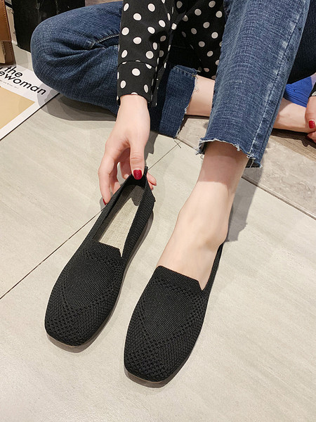 Sieviešu tekstila espadrilas ar plakanām zolēm