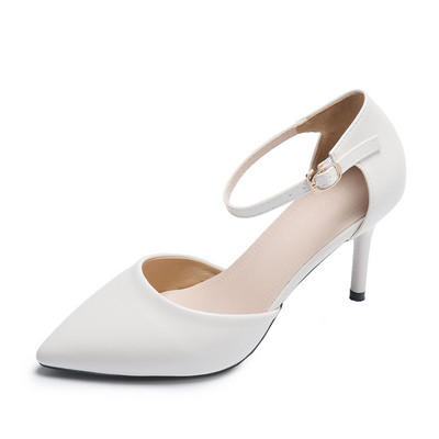 Sieviešu eleganti apavi ar 7 cm augstu papēdi - smails modelis