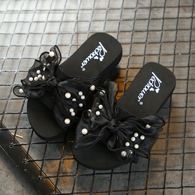 Mūsdienīgas bērnu čības ar lentīti un pērli meitenēm