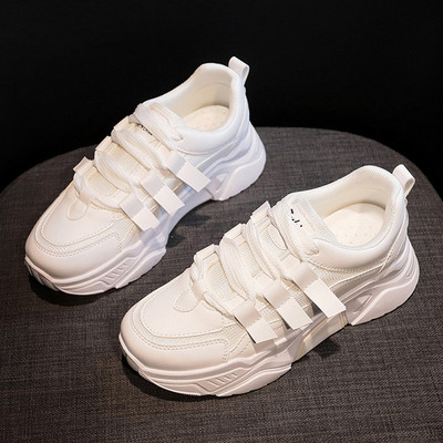 Moteriški sportiniai ir laisvalaikio sportbačiai su spalvingais kaklaraiščiais