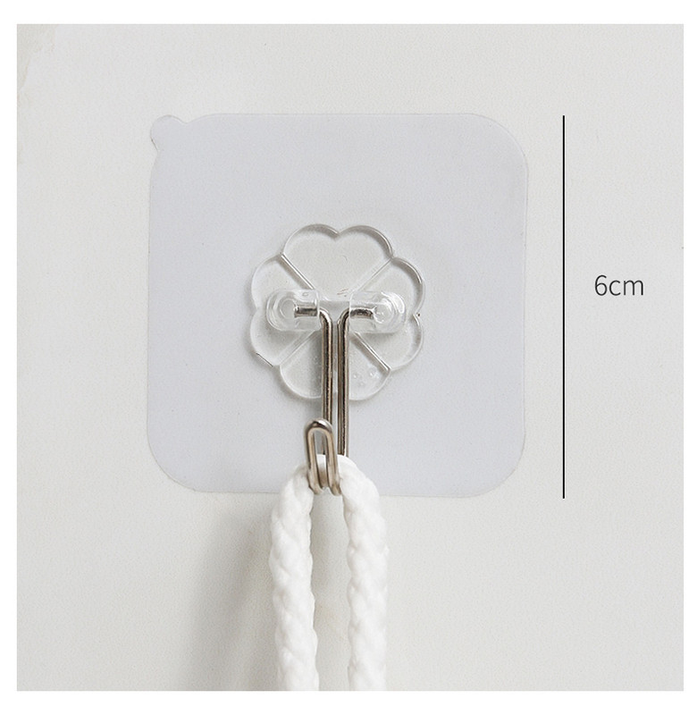 Umeraș cu flori autoadeziv potrivit pentru baie și bucătărie