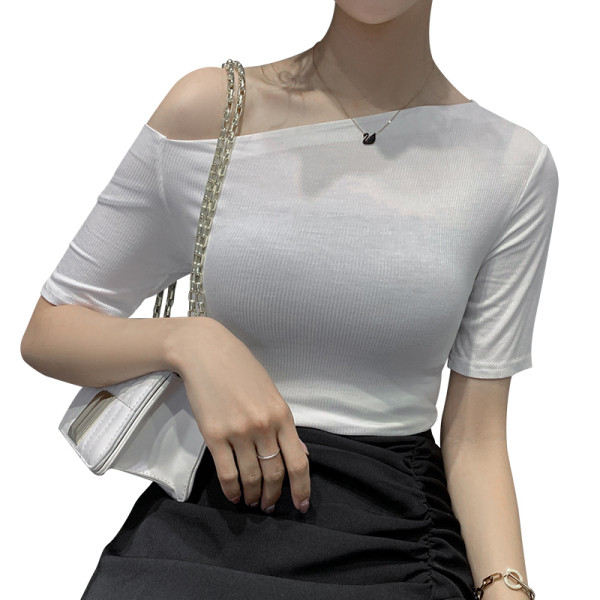 Moteriška laisvalaikio ilga palaidinė su 3/4 rankovėmis