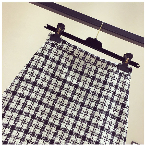 Moderna ženska suknja s visokim strukom - retro stil