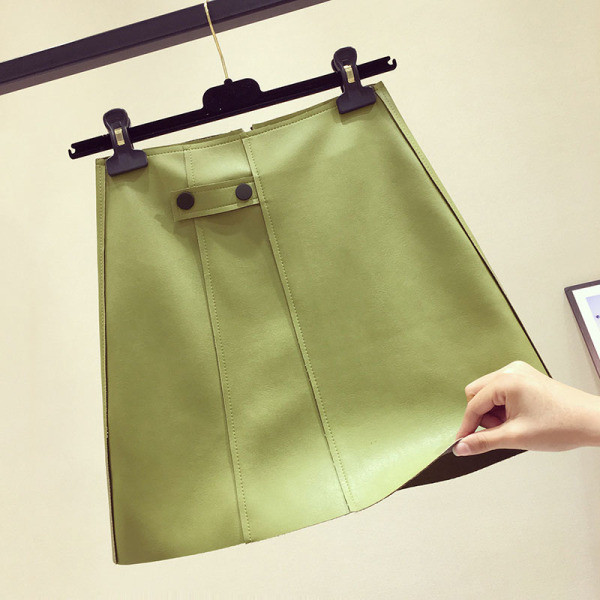 Új modell rövid női szoknya magas derékkal, A-vonallal