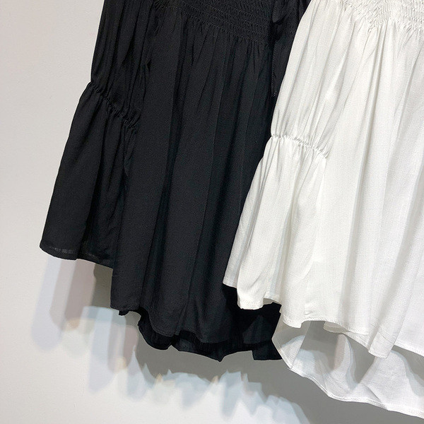 Cămașă de primăvară damă cu decolteu barcă - model larg