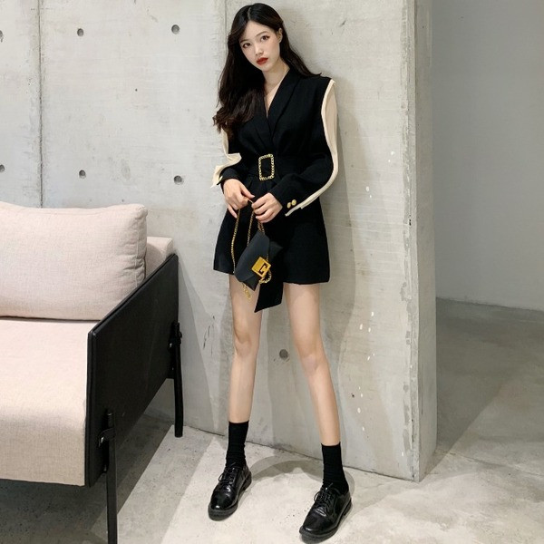 Stílusos női ruha típusú kabát