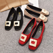 Naiste seemisnahast kingad lameda talla ja pandlaga