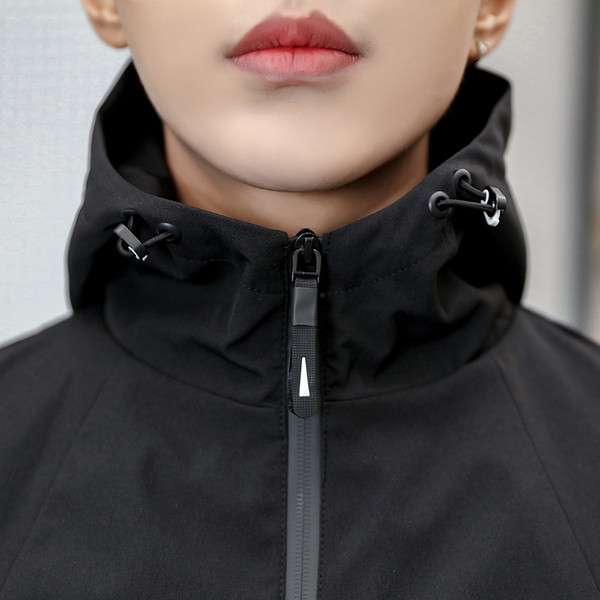 Geaca de zi cu zi pentru barbati cu gluga si fermoar