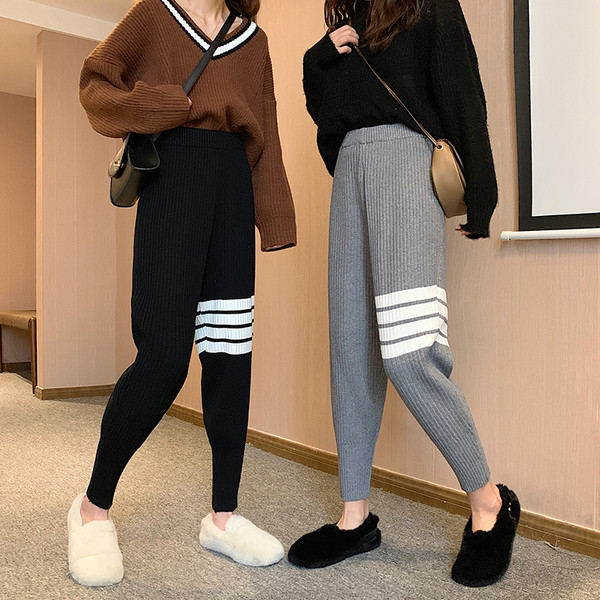 Női sportnadrág magas derékkal