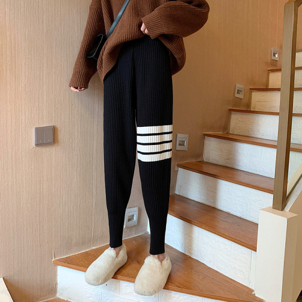 Női sportnadrág magas derékkal