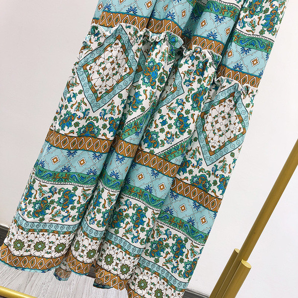 Novi model ljetne haljine model kroja sa vezicama u struku