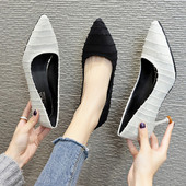 Pantofi moderni de dama cu toc subtire - model ascutit