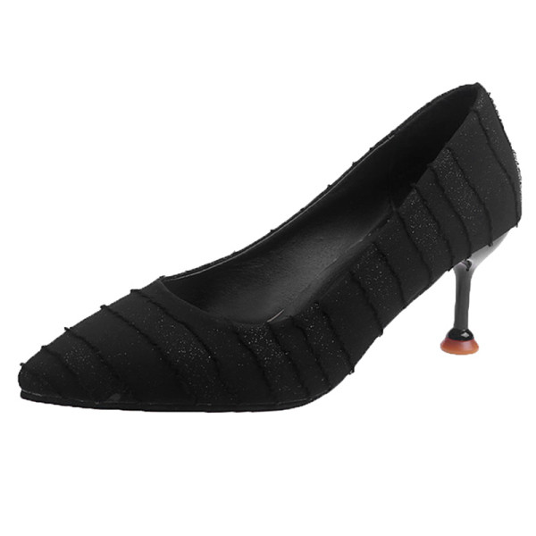 Pantofi moderni de dama cu toc subtire - model ascutit