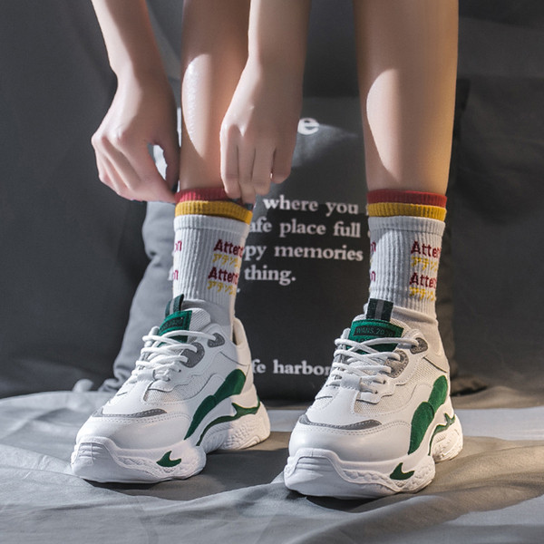 Adidași sport și casual damă cu element din piele intoarsa