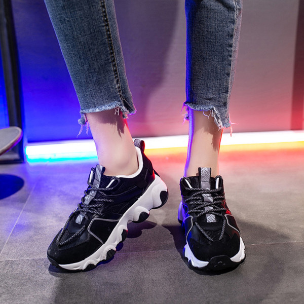 Adidași de primăvară damă sport-casual cu talpă aspră