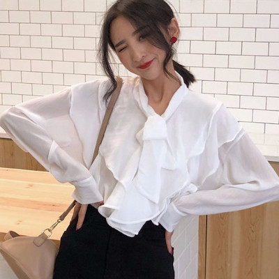 Laisvalaikio moteriški marškinėliai ilgomis rankovėmis – plataus modelio