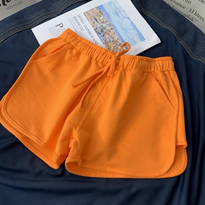 Moteriški trumpi sportiniai šortai elastingu juosmeniu