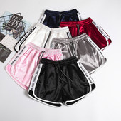 Ikdienas satīna šorti ar uzrakstiem un izmēriem līdz 5XL