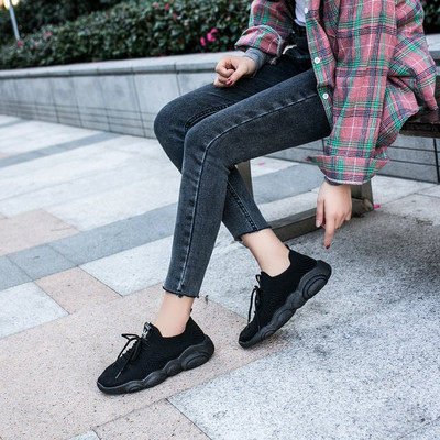 Дамски ежедневни текстилни маратонки