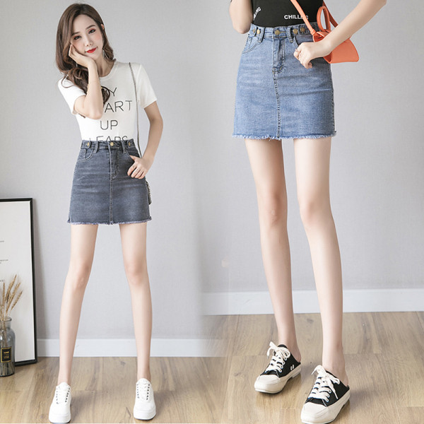 Ежедневна дамска къса дънкова пола 