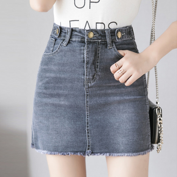 Ежедневна дамска къса дънкова пола 