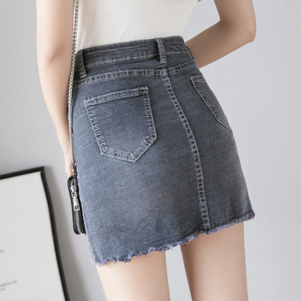 Ежедневна дамска къса дънкова пола 