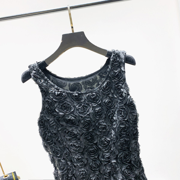 Нов модел дамска рокля с презрамки - разкроен модел