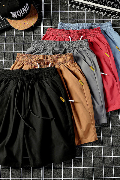 Изчистен модела мъжки бански с ластик 