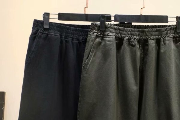 Pantaloni lungi dama casual cu talie inalta si elastic