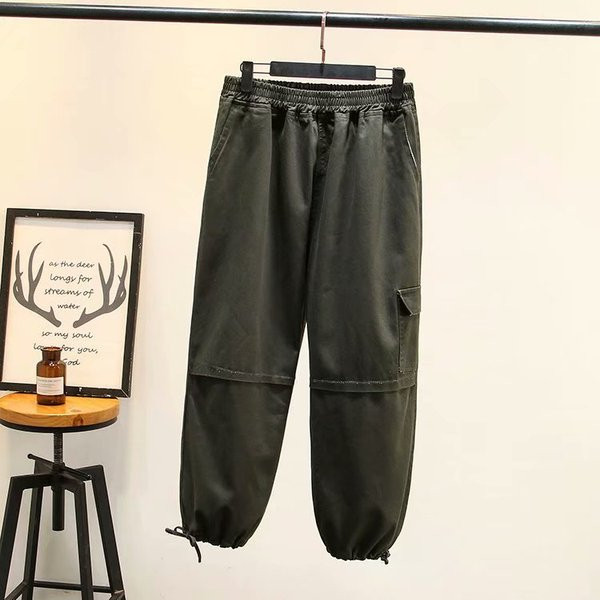 Pantaloni lungi dama casual cu talie inalta si elastic