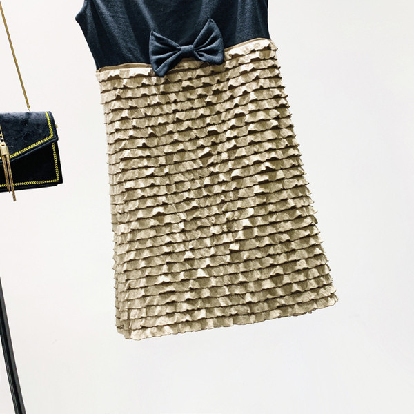 Rochie de dama model nou cu panglica si decolteu oval